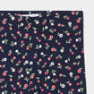 Legging taille &eacute;lastiqu&eacute;e coton bleu marine b&eacute;b&eacute; fille