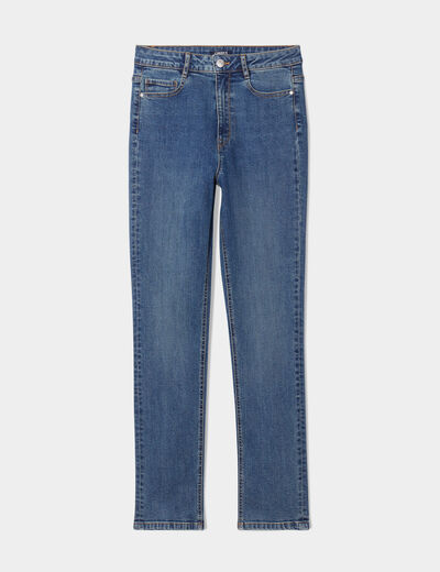 Jeans slim taille haute Creeks denim dirty femme