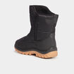 Bottes de neige fourrées noir homme