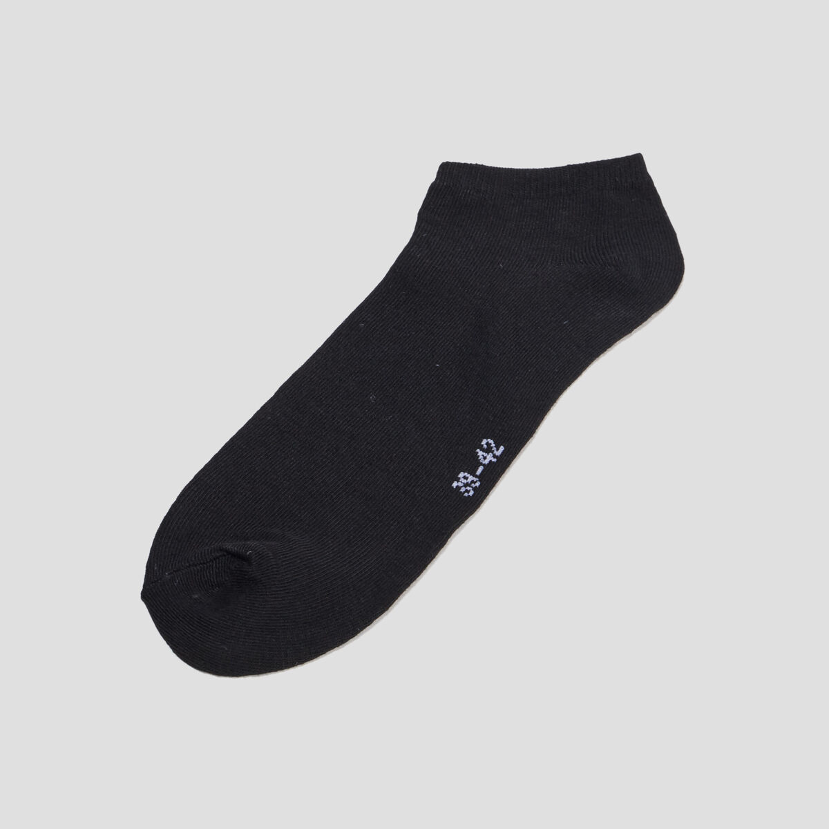 Lot 5 paires chaussettes noir homme