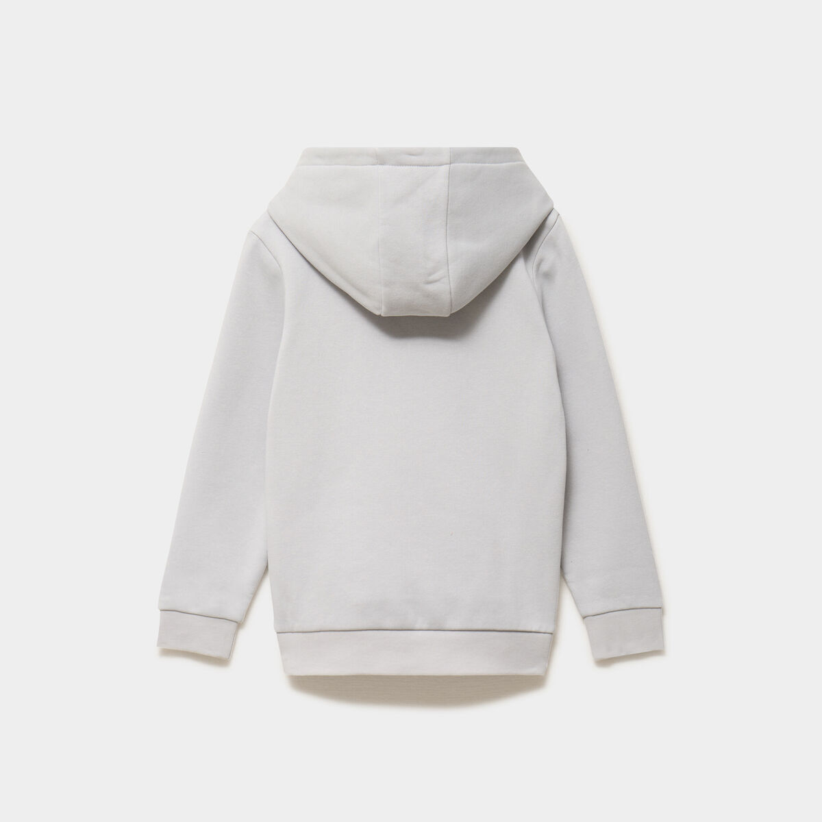 Sweat hoodie 1 poche Kappa gris clair gar&ccedil;on