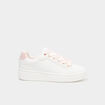 Baskets basses semelles &eacute;paisses blanc femme