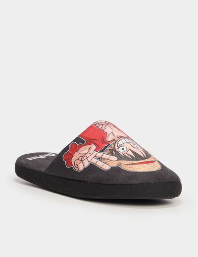 Chaussons mules One Piece Luffy multicolore garçon