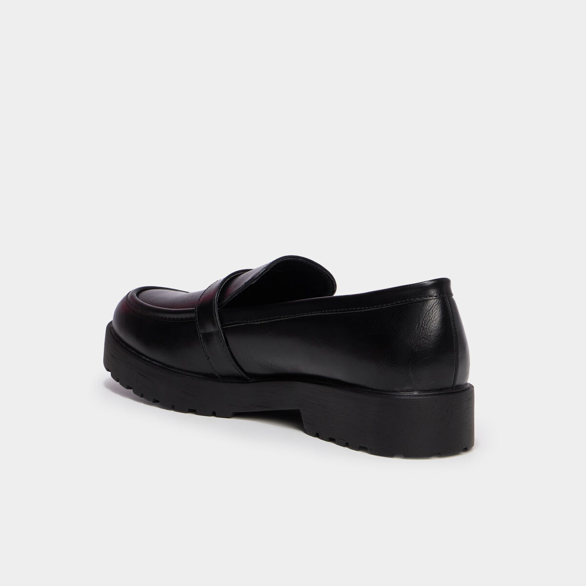 Mocassins avec boucles noir femme