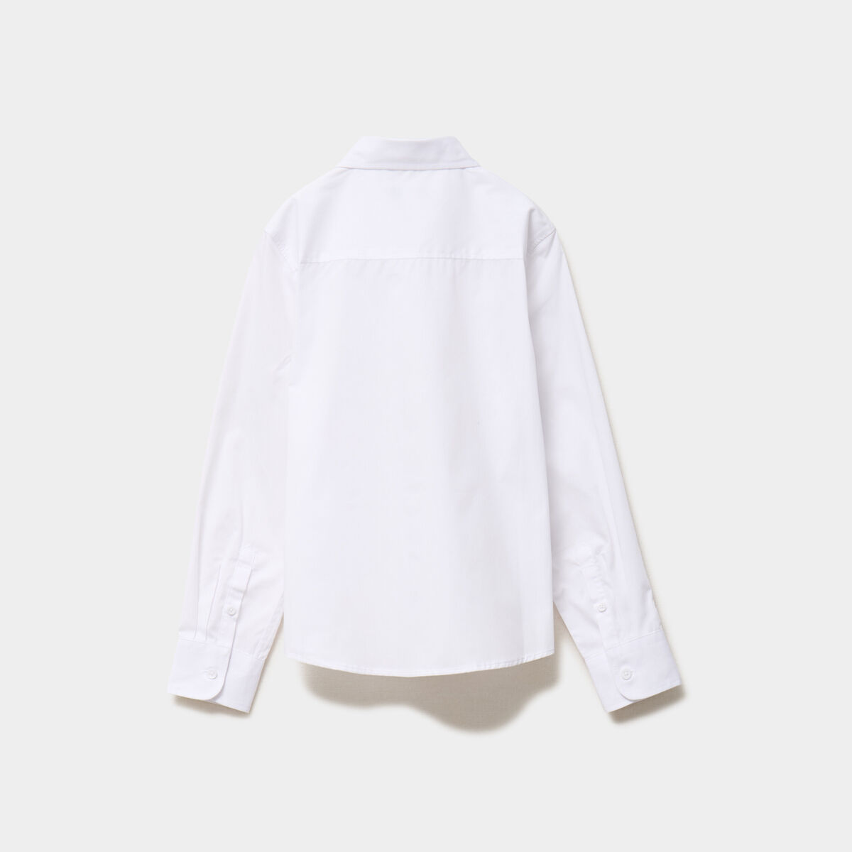 Chemise manches longues blanc gar&ccedil;on