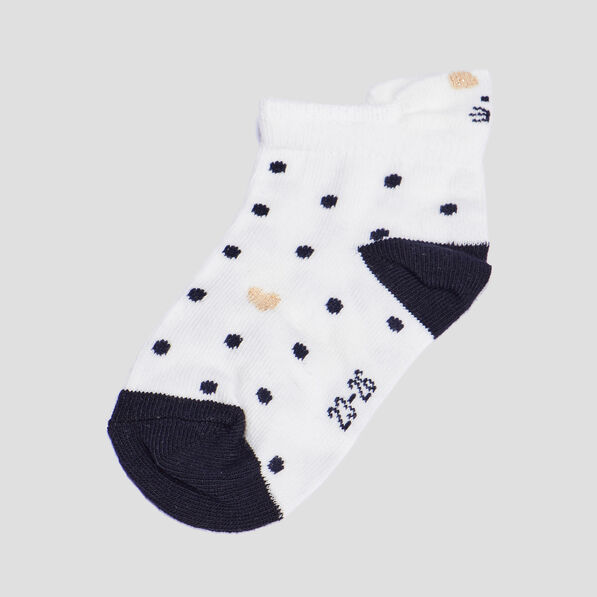 lot 3 paires socquettes ivoire fille Lot 3 paires socquettes ivoire fille