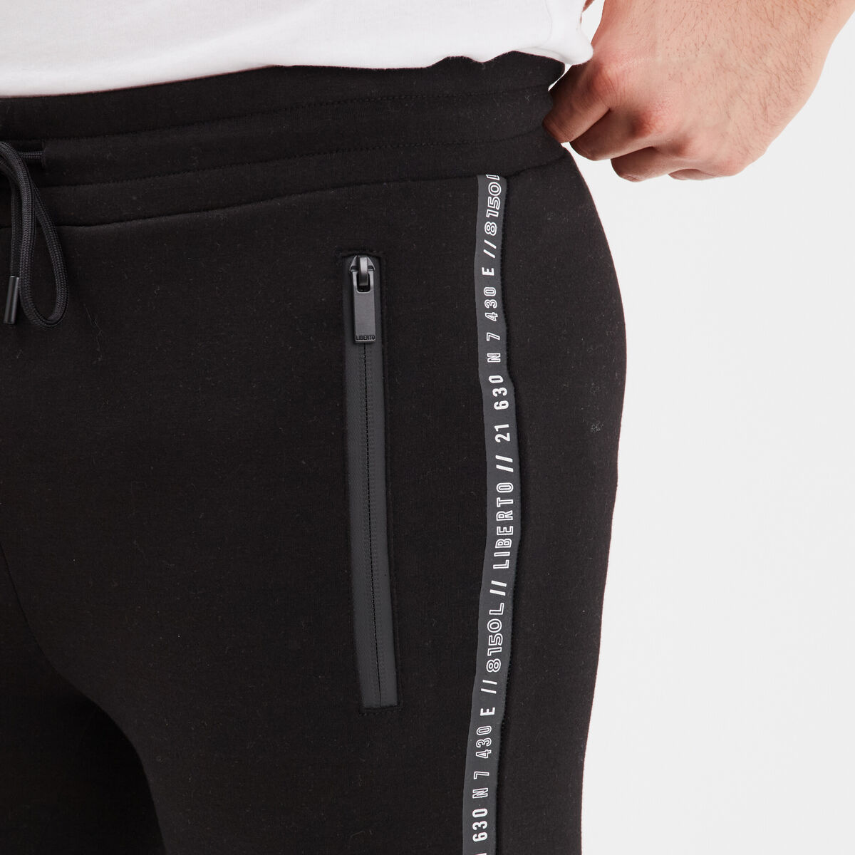 Pantalon de jogging stretch Liberto noir homme