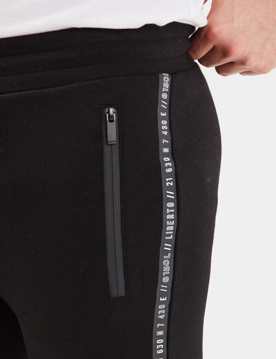 Pantalon de jogging stretch Liberto noir homme