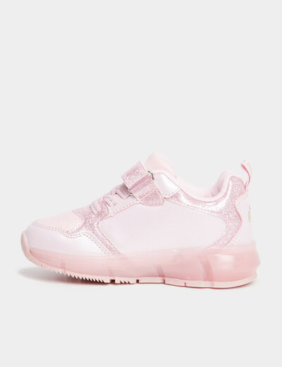 Baskets lumineuses Pat Patrouille rose fille