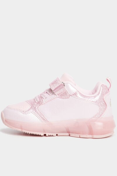 Baskets lumineuses Pat Patrouille rose fille