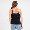 Débardeur allaitement brassière intégrée noir femme maternité