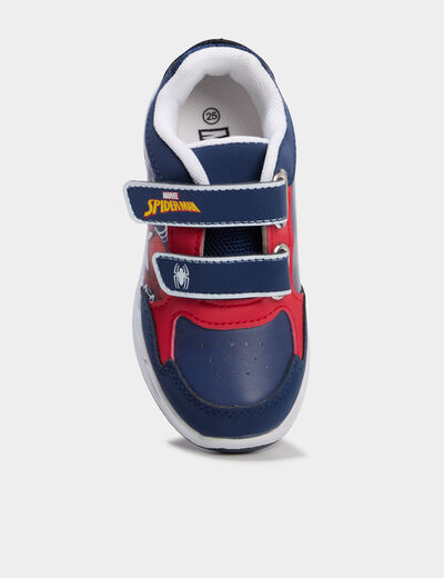 Baskets running lumineuses Spider-Man bleu gar&ccedil;on