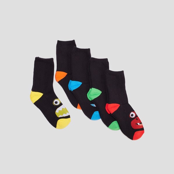 lot 5 paires chaussettes coton noir garcon Lot 5 paires chaussettes coton noir garçon