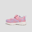 Baskets running à lacets rose bébé fille