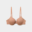 Soutien-gorge corbeille padd&eacute; microfibre vieux rose femme