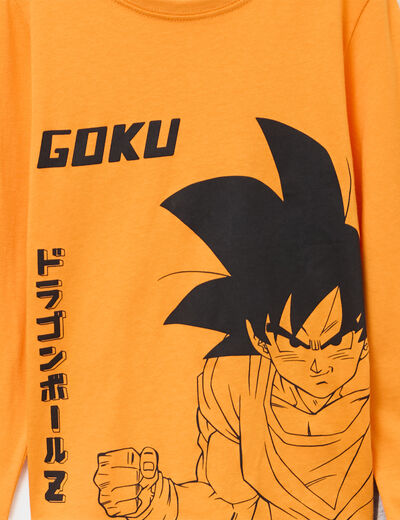 Ensemble pyjama pantalon Dragon Ball Z orange clair gar&ccedil;on