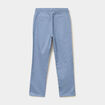 Pantalon chino droit taille ajustable bleu gris gar&ccedil;on