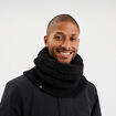 Tour de cou tricot&eacute; doubl&eacute; noir homme