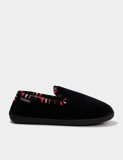 Chaussons Isotoner ecru femme