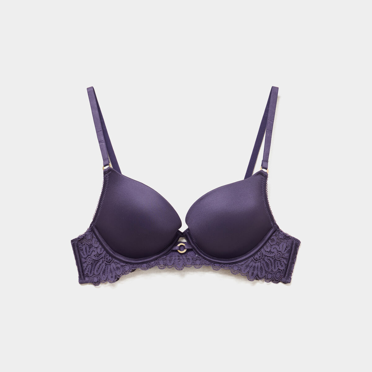 Soutien-gorge maxi push-up padd&eacute; violet femme