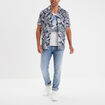 Débardeur col rond sans manches coton blanc homme