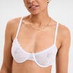 Soutien-gorge emboîtant dentelle blanc femme