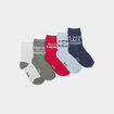 Lot 5 paires chaussettes vert kaki b&eacute;b&eacute; gar&ccedil;on