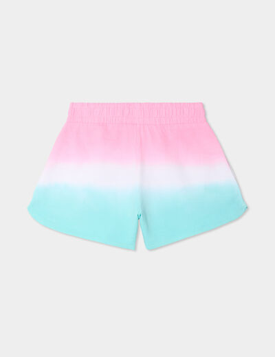 Short taille élastiquée coton Stitch multicolore fille
