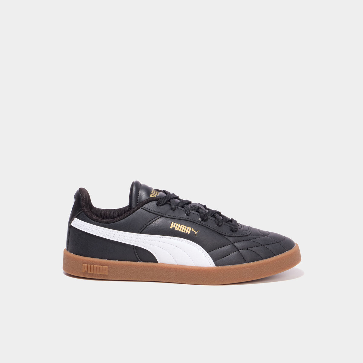 Tennis basses &agrave; lacets Puma Indoor noir gar&ccedil;on