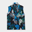 Blouse sans manches col en V Mosquitos noir femme