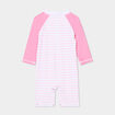 Combinaison de bain rose b&eacute;b&eacute; fille