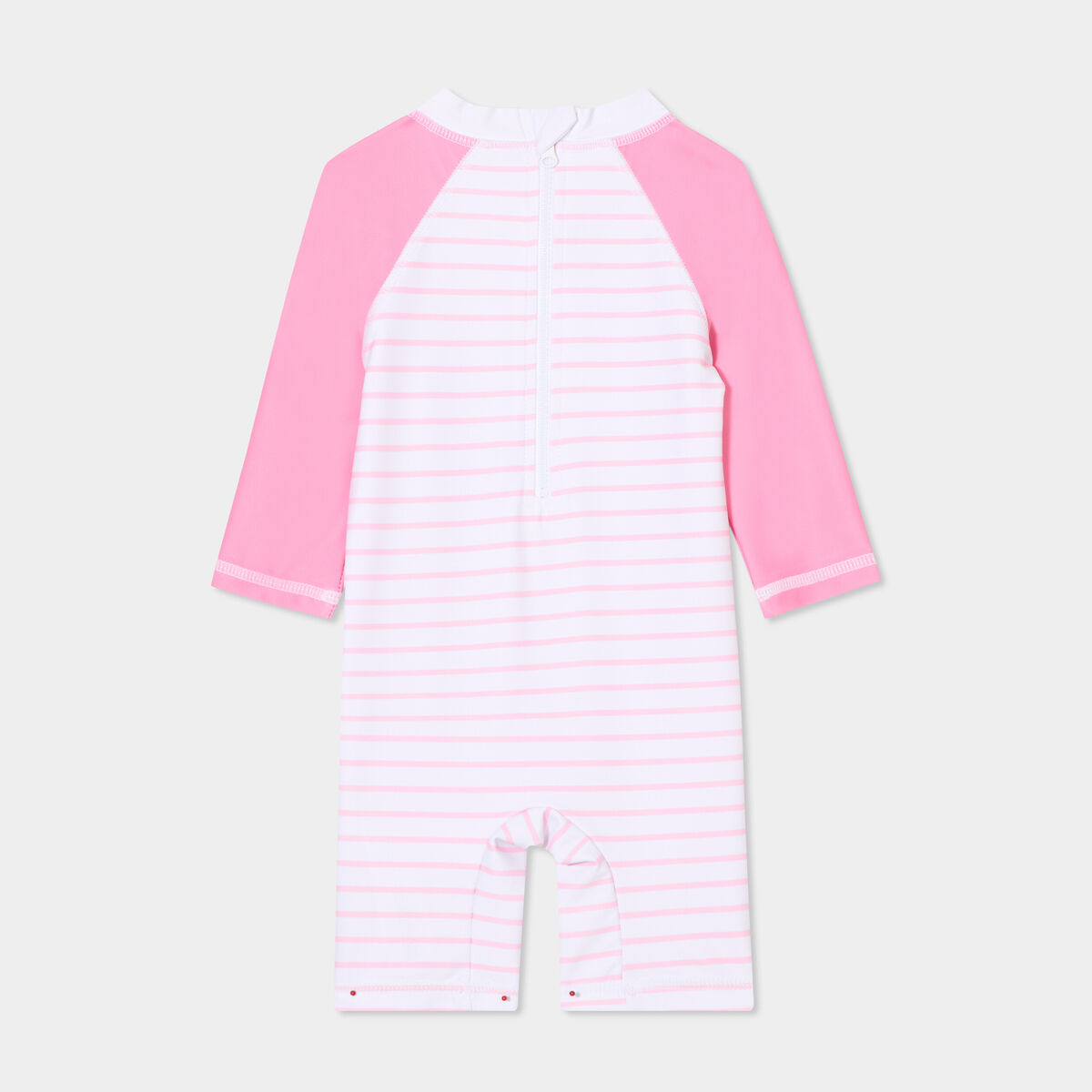 Combinaison de bain rose b&eacute;b&eacute; fille