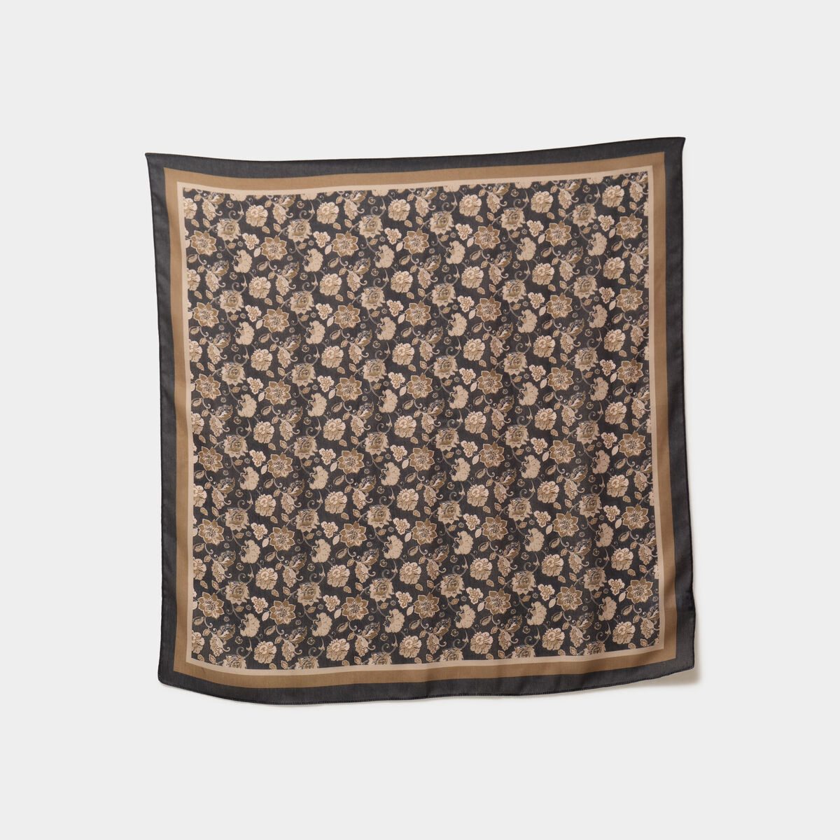Foulard noir femme