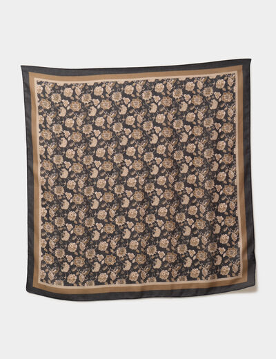 Foulard noir femme