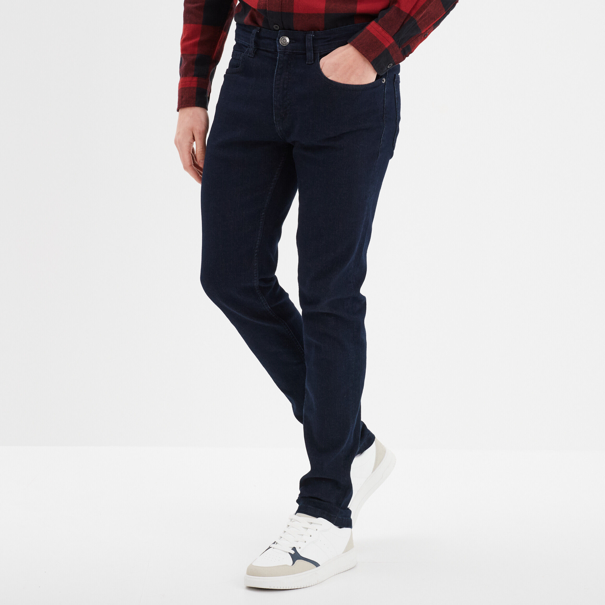 Jeans skinny 5 poches denim brut homme LH