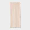 Jupe longue tricot ajust&eacute;e beige femme