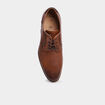 Derbies à lacets marron homme