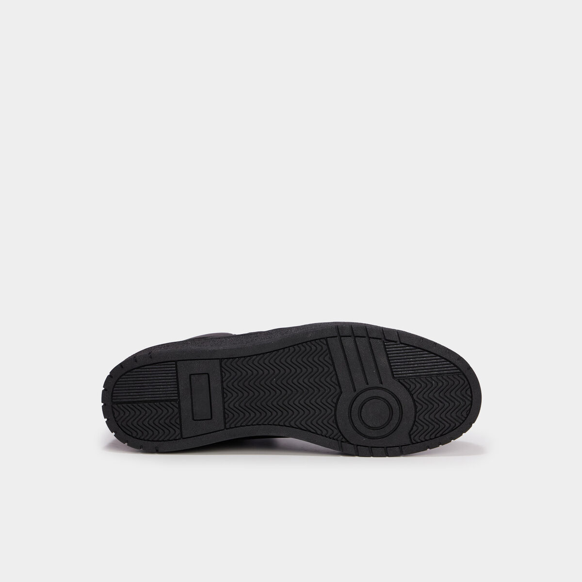Baskets montantes &agrave; lacets noir homme