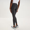 Legging taille haute gris fonc&eacute; femme