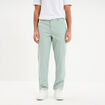 Pantalon chino droit stretch vert pastel homme