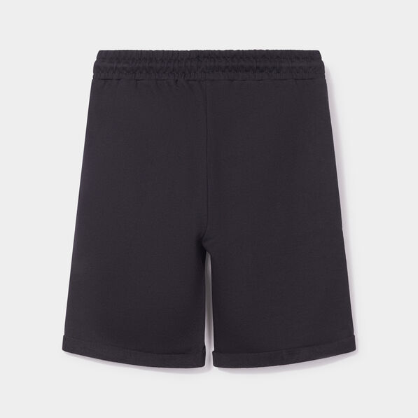 bermuda regular elastique coton pokemon noir garcon Bermuda regular élastiqué coton Pokémon noir garçon