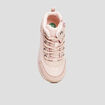 Bottines zippées Kickers Fauna rose fille