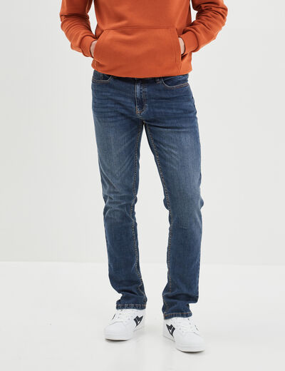 Jeans slim effet usé denim dirty homme