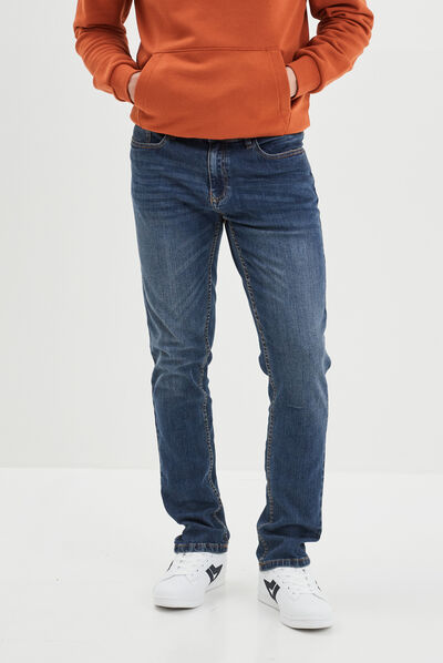 Jeans slim effet usé denim dirty homme