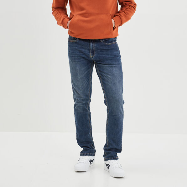 jeans slim effet use denim dirty homme Jeans slim effet usé denim dirty homme