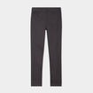 Pantalon slim en coton elasthanne gris foncé femme