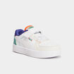 Tennis basses à scratchs Puma Caven blanc garçon