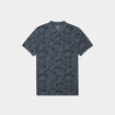 Polo droit manches courtes coton bleu foncé homme