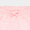 Short fluide taille smock&eacute;e rose fluo b&eacute;b&eacute; fille