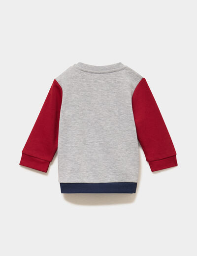 Ensemble de jogging sweat et pantalon bleu marine b&eacute;b&eacute; gar&ccedil;on